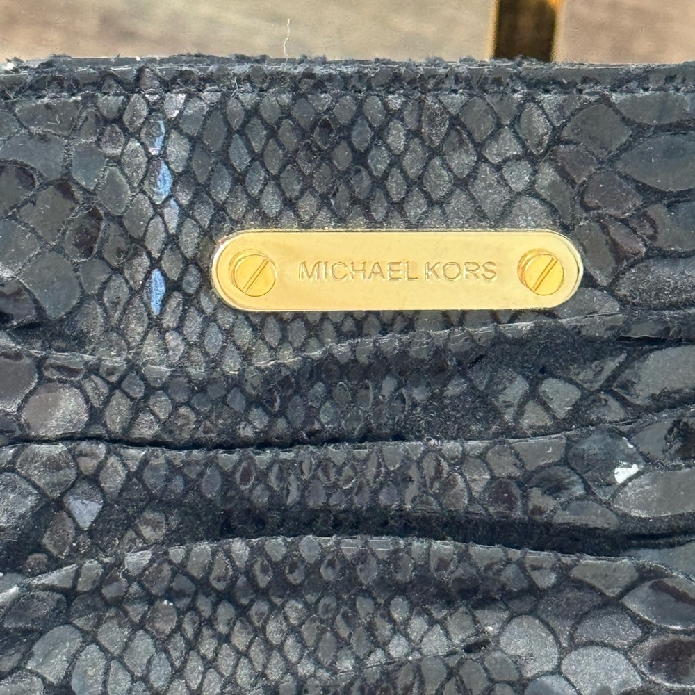 Michael Kors Leather Clutch/Crossbody Bag